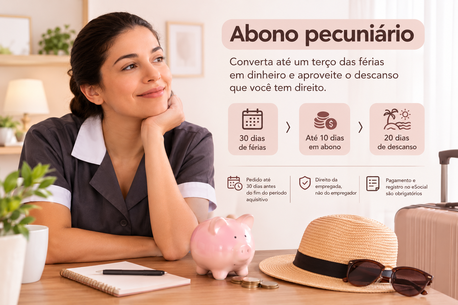 Abono Pecuniário: Como Funciona para a Empregada Doméstica
